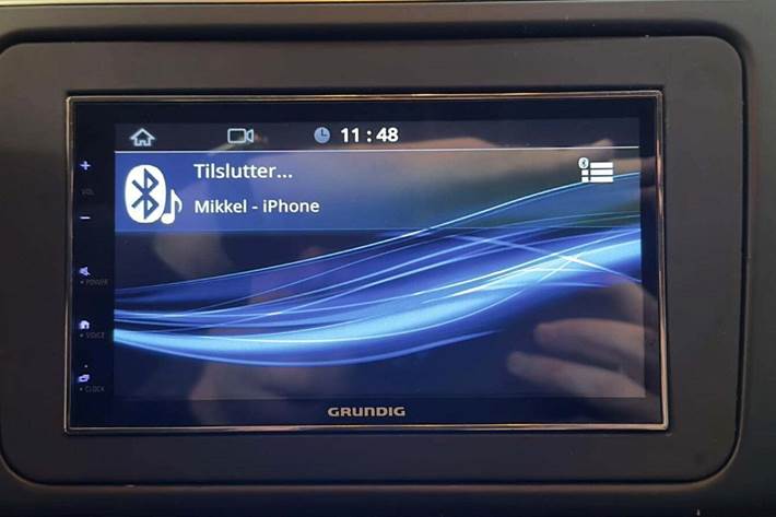 Grøn VW Polo fra 2011