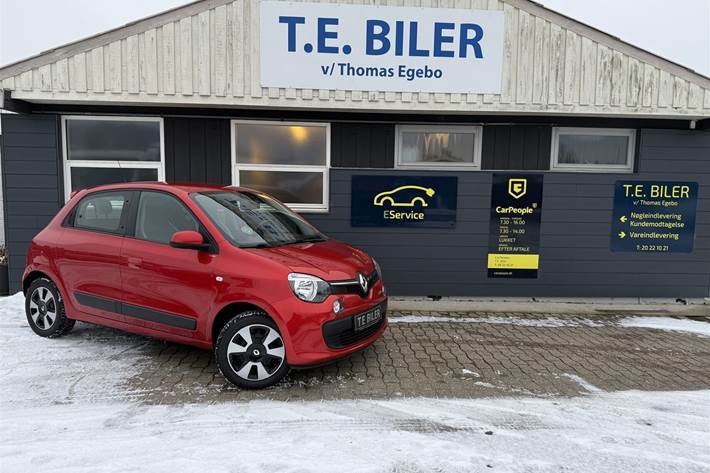 Rød Renault Twingo fra 2019