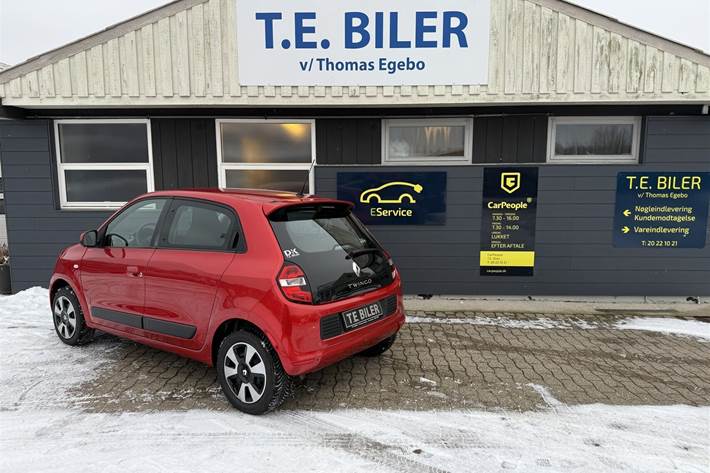 Rød Renault Twingo fra 2019