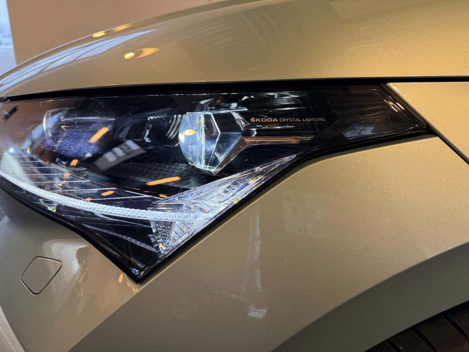 Blå Skoda Enyaq fra 2021