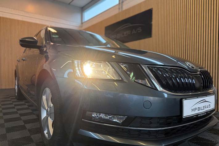 Grå Skoda Octavia fra 2019