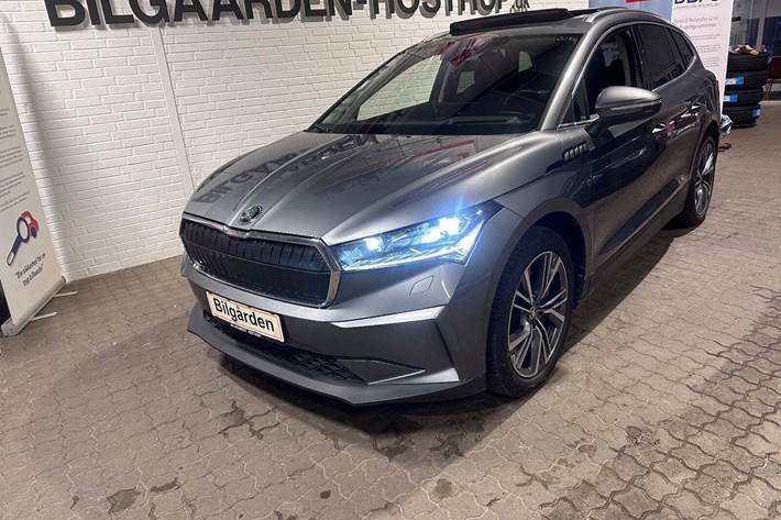 Grå Skoda Enyaq fra 2022