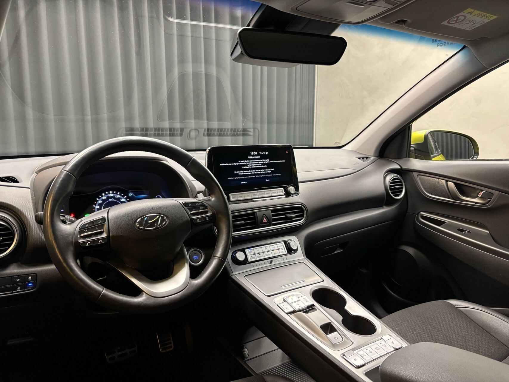 Gul Hyundai Kona fra 2021