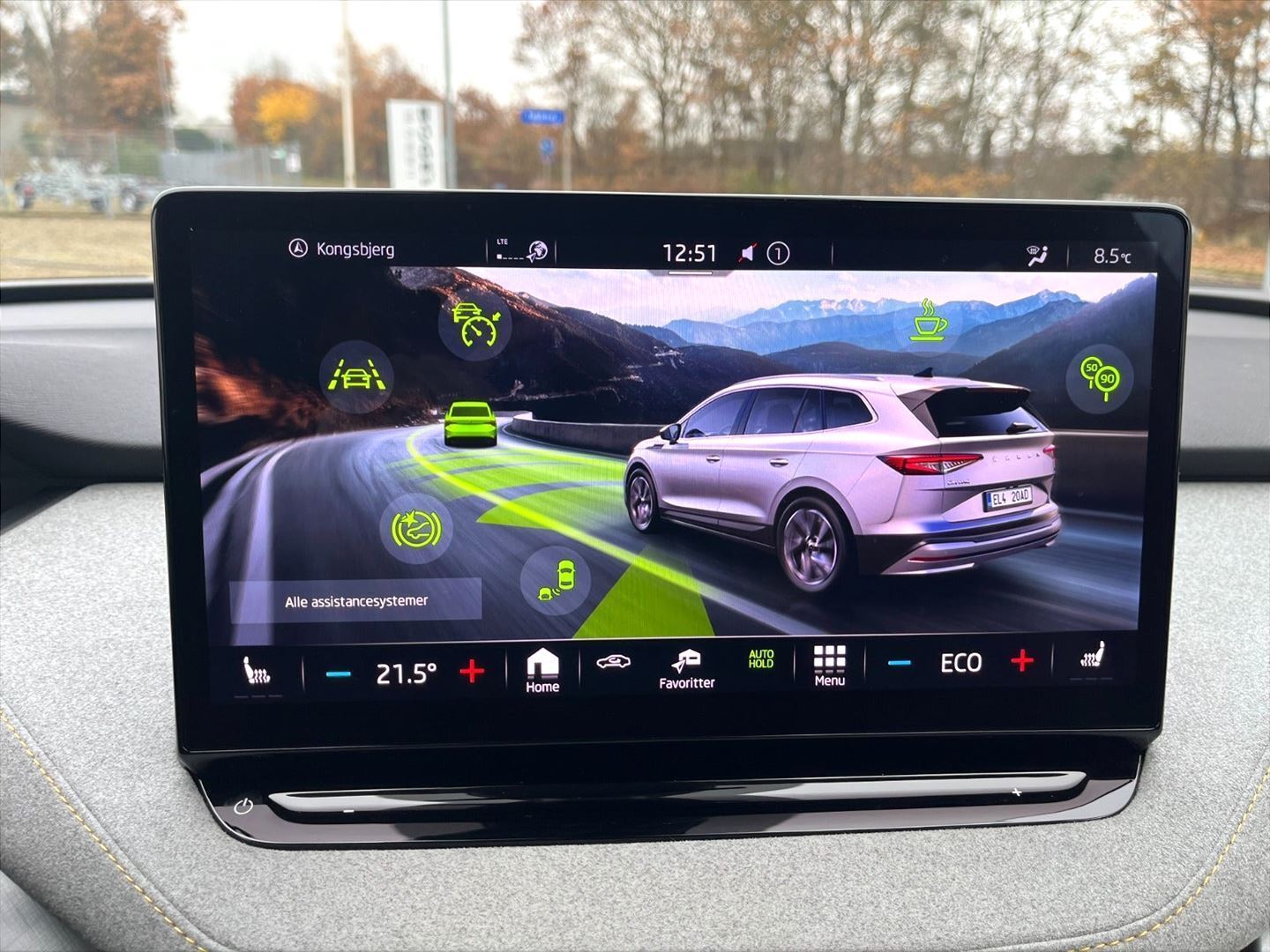 Sølv Skoda Enyaq iV fra 2021