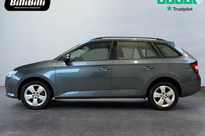 Grå Skoda Fabia fra 2019