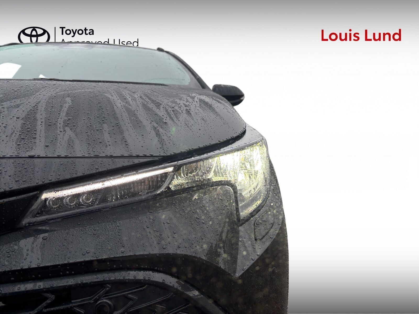 Sort Toyota Corolla fra 2025