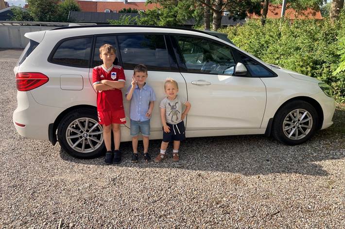 Hvid BMW 2-Serie fra 2015