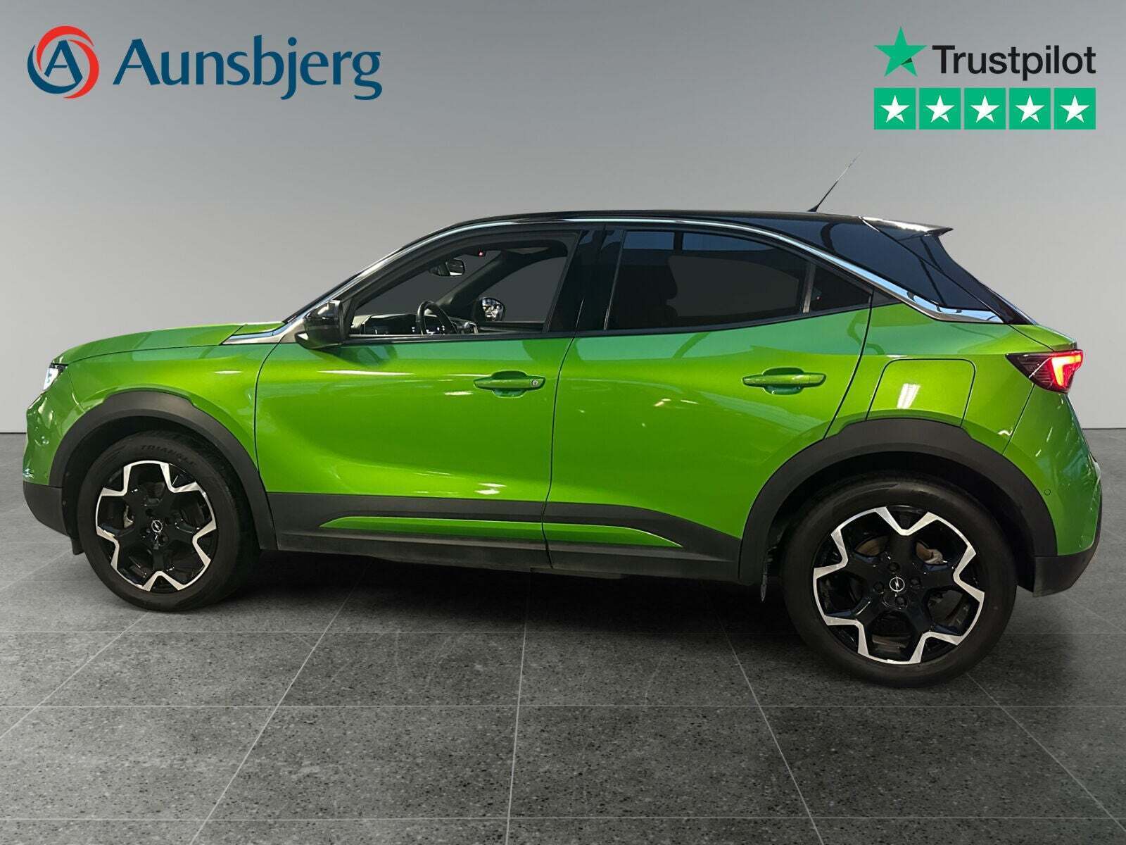 Grøn Opel Mokka-e fra 2022