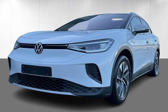 Hvid VW ID.4 fra 2021 set udefra