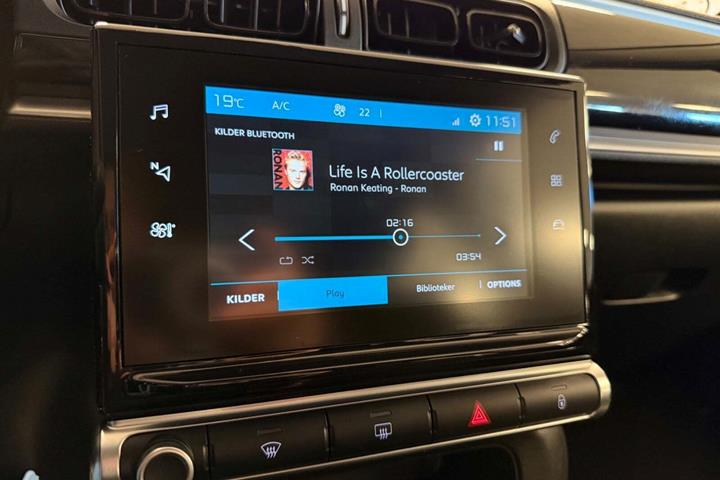 Grå Citroën C3 fra 2017