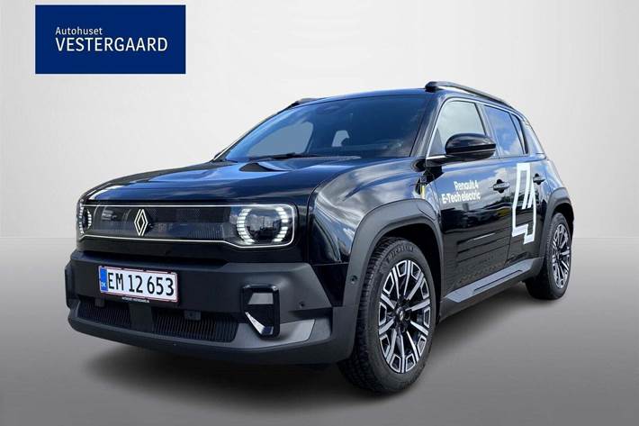 Sort Renault 4 E-Tech fra 2025 set udefra