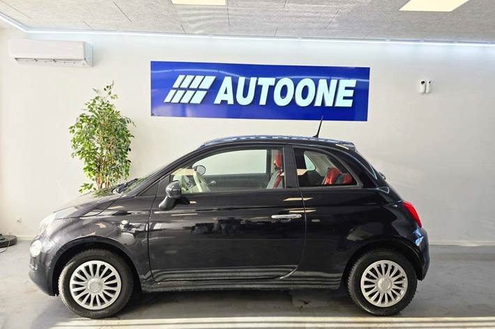 Sort Fiat 500 fra 2016