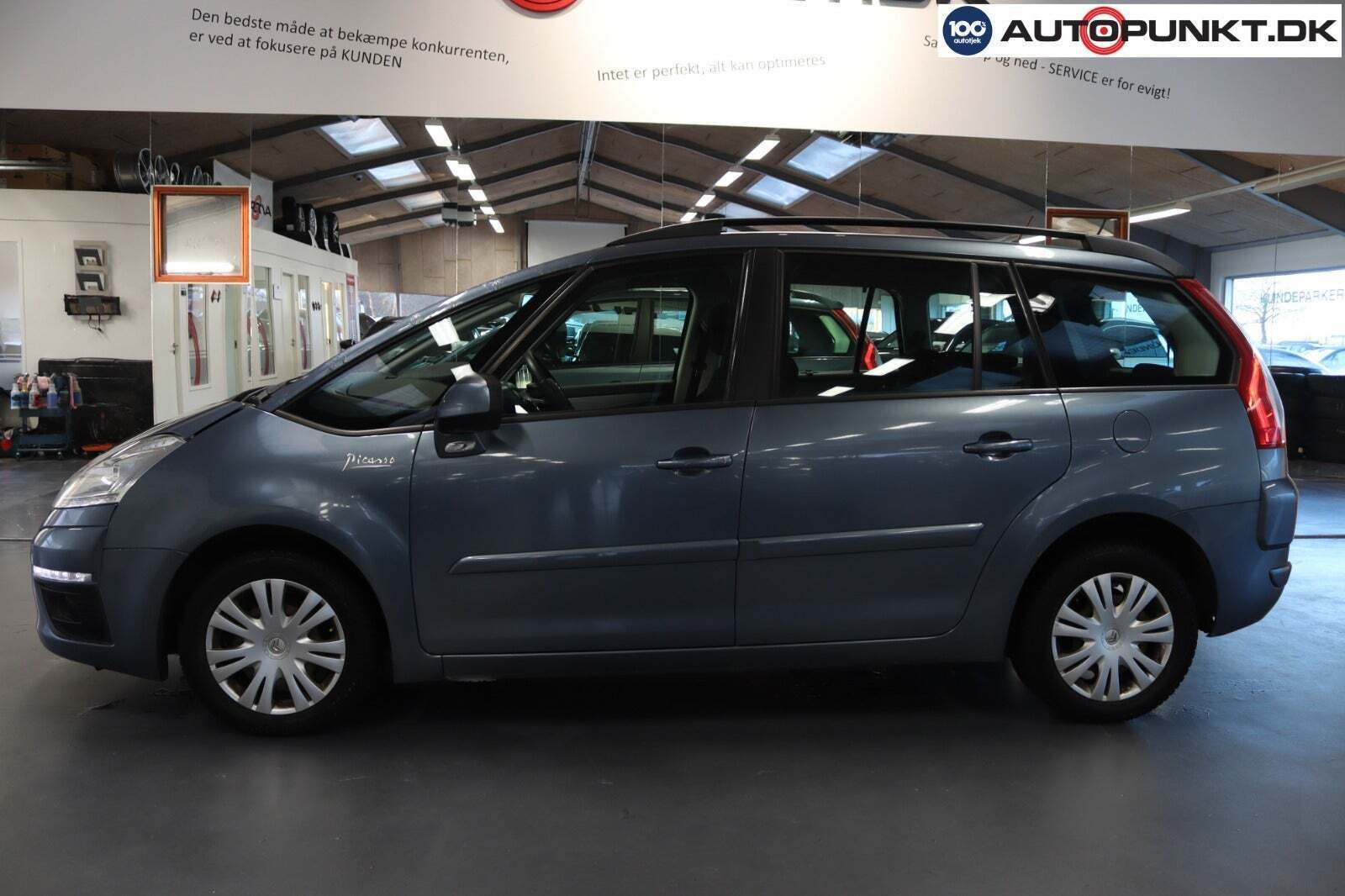Blå Citroën Grand C4 Picasso fra 2010