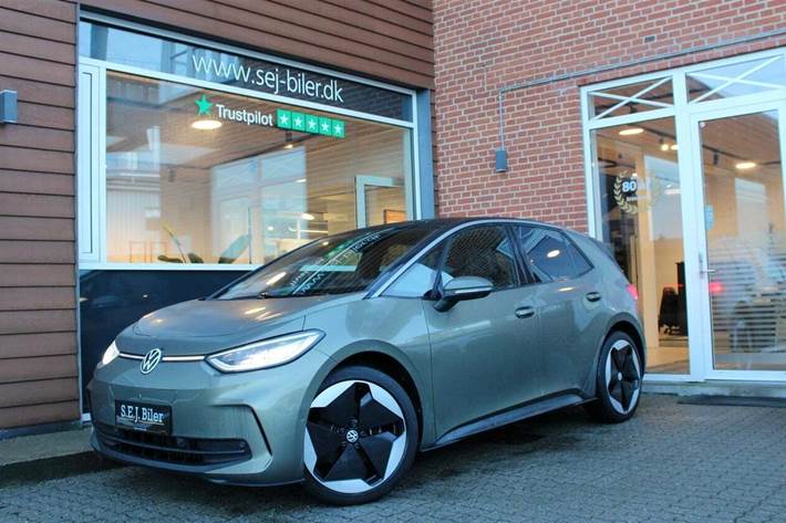 Grøn VW ID.3 fra 2023