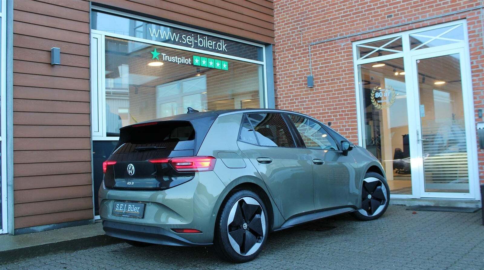 Grøn VW ID.3 fra 2023