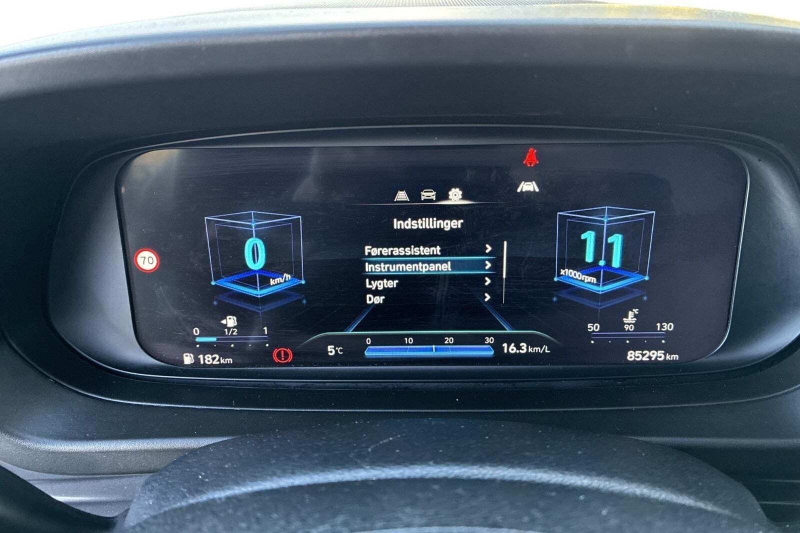 Turquoise Hyundai i20 fra 2021