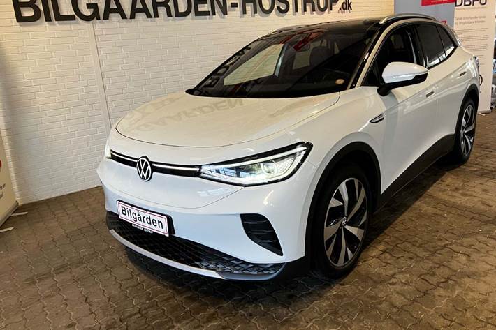 Hvid VW ID.4 fra 2021 set udefra