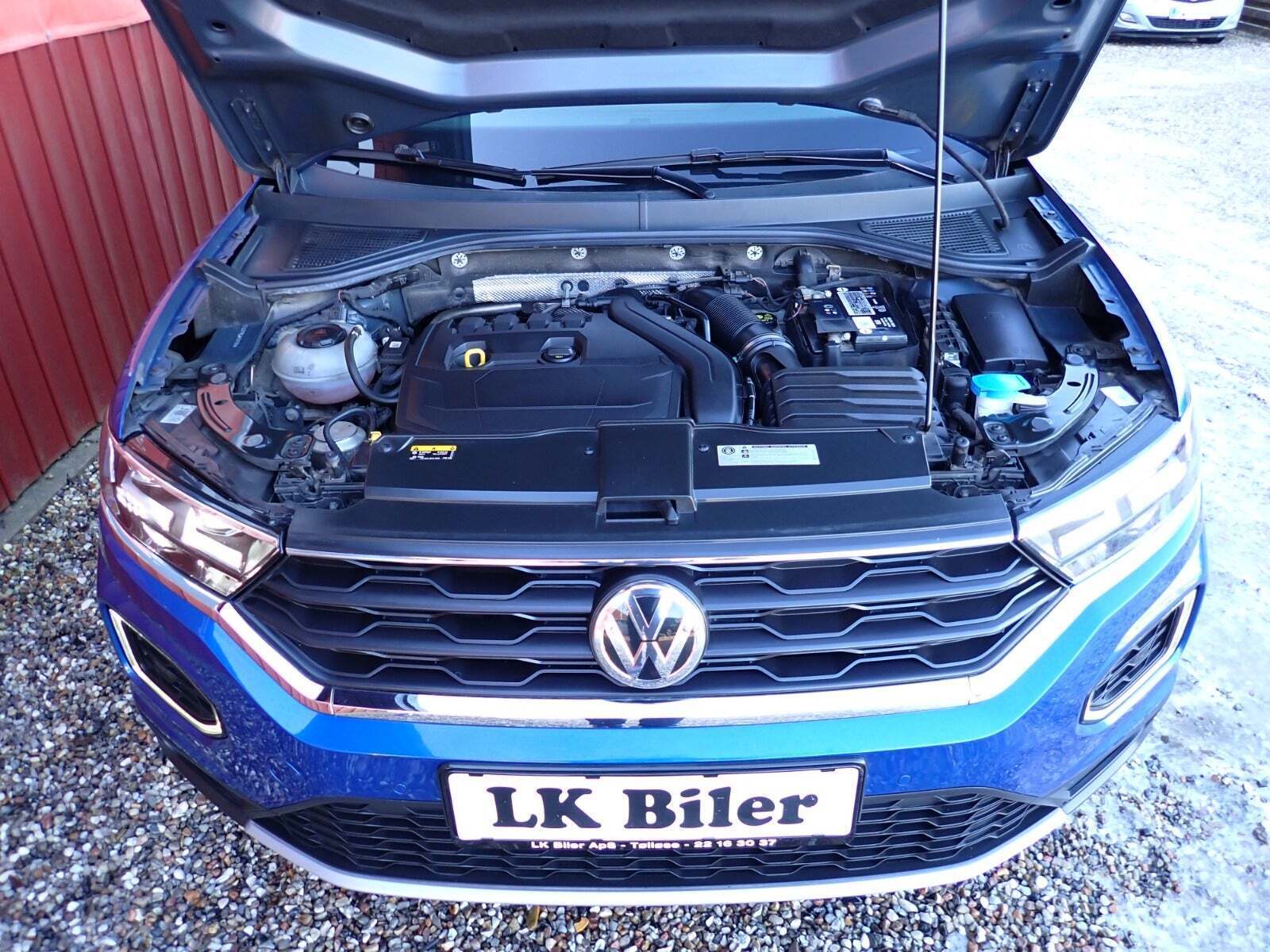 Blå VW T-Roc fra 2020