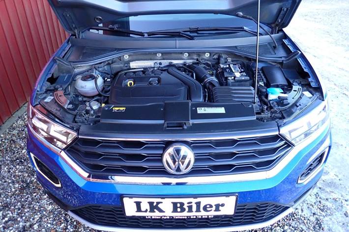 Blå VW T-Roc fra 2020