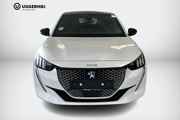 Hvid Peugeot e-208 fra 2020