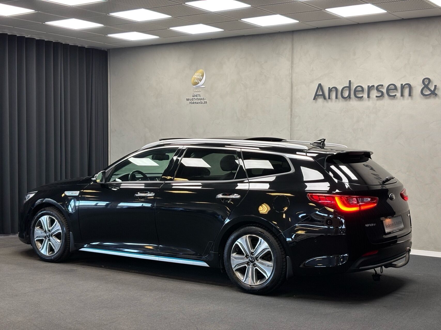 Sort Kia Optima fra 2018