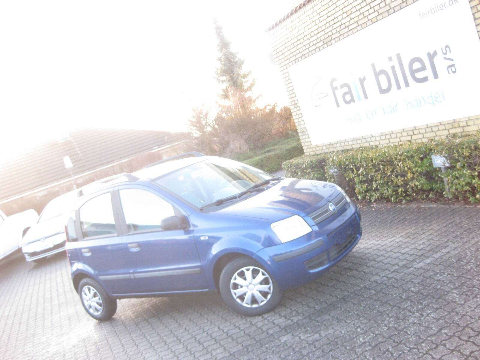 Blå Fiat Panda fra 2004