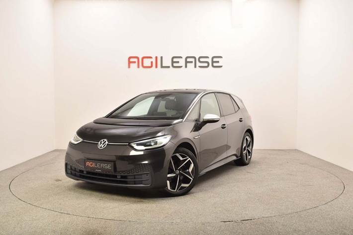 Grå VW ID.3 fra 2020 set udefra