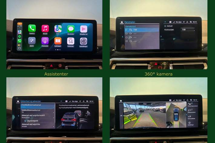 Blå BMW iX3 fra 2023