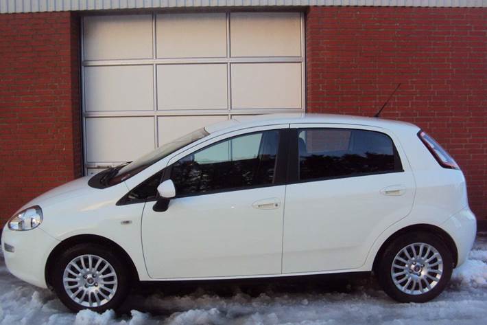 Hvid Fiat Punto fra 2014