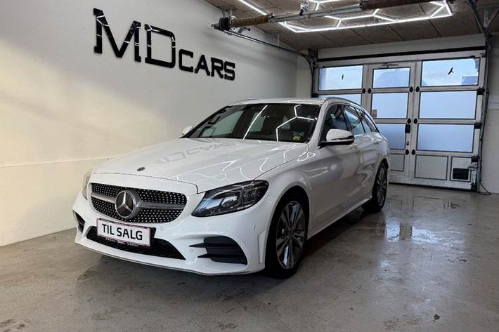 Hvid Mercedes C220 d fra 2020