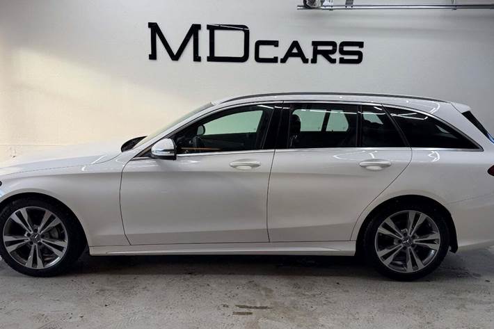 Hvid Mercedes C220 d fra 2020