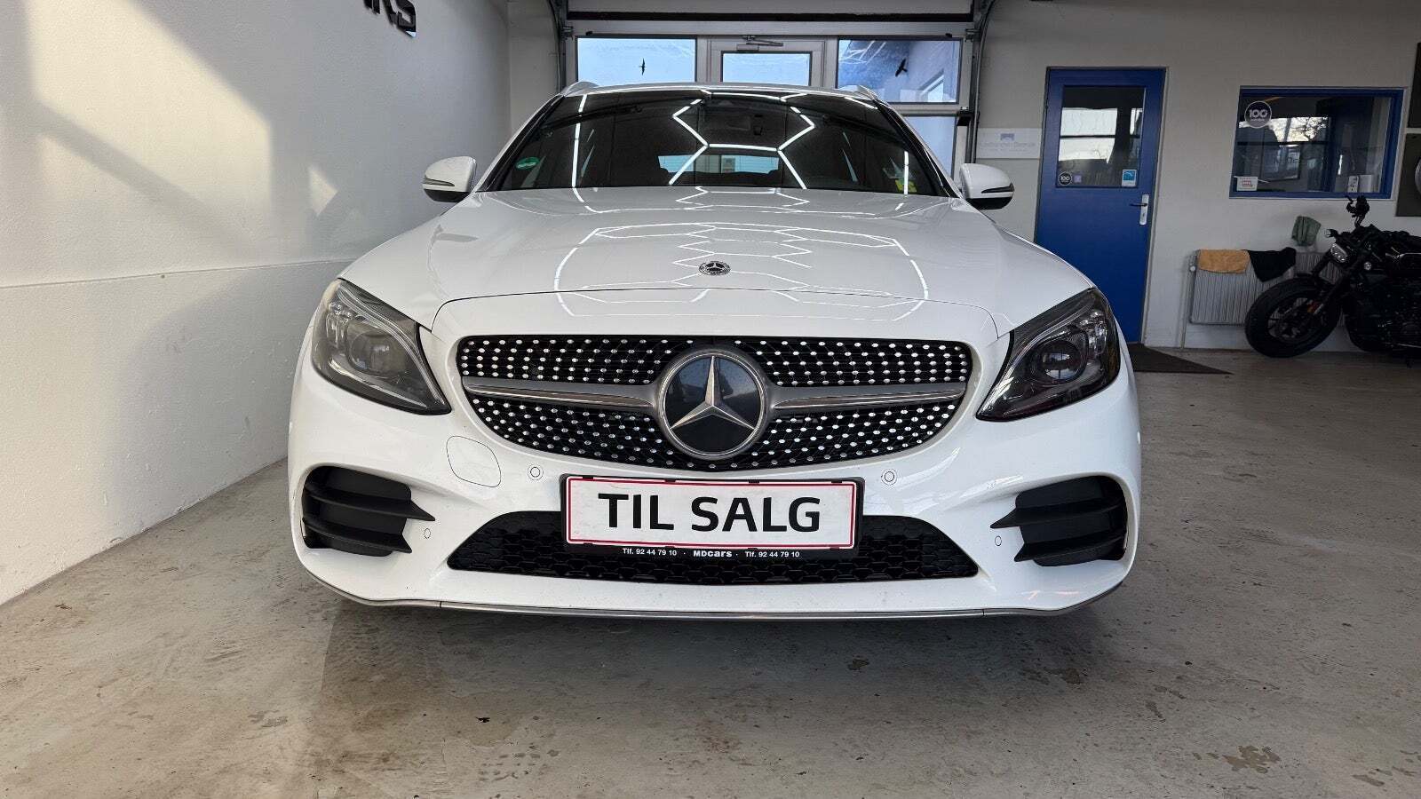 Hvid Mercedes C220 d fra 2020