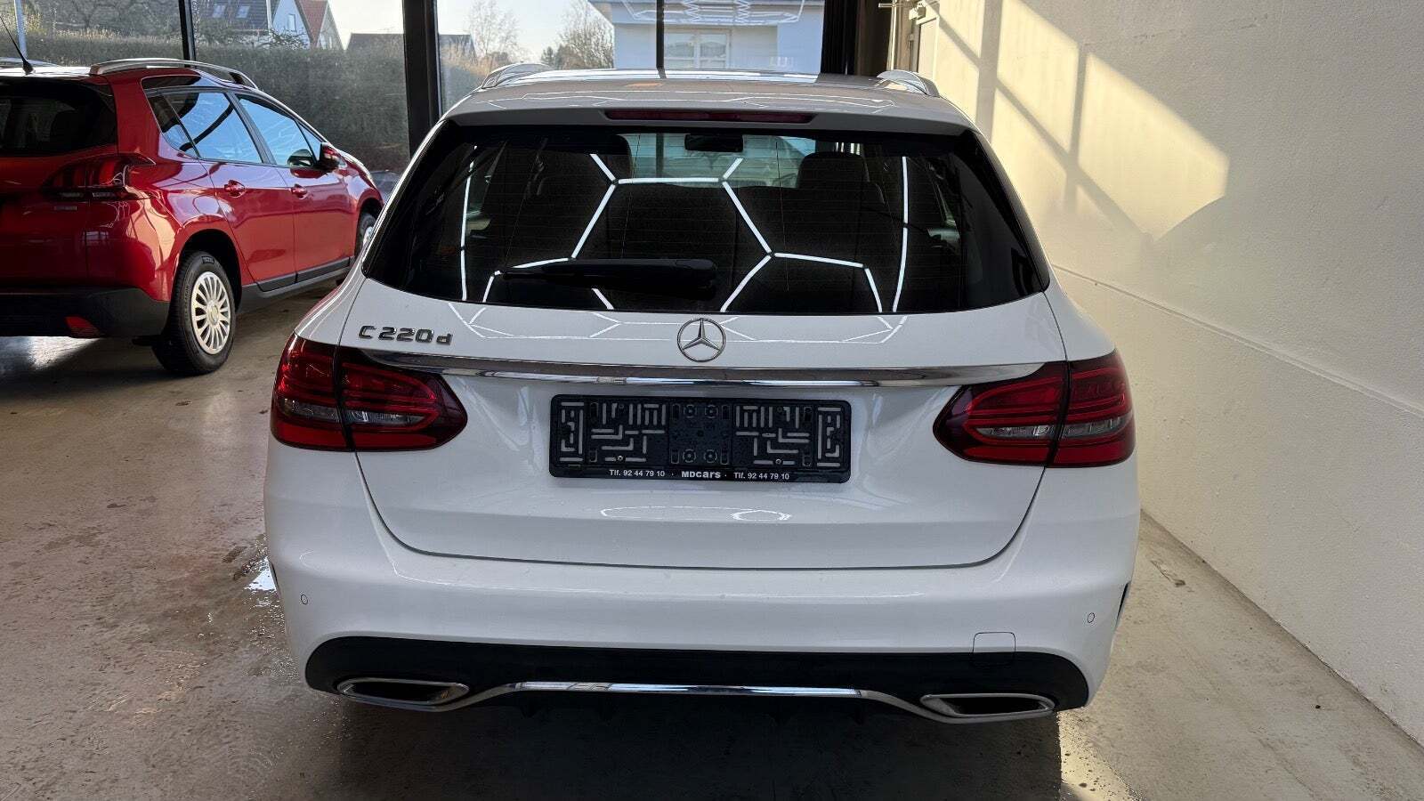 Hvid Mercedes C220 d fra 2020
