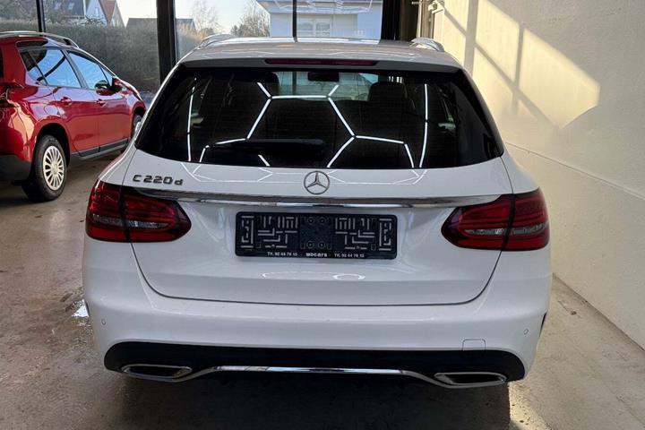 Hvid Mercedes C220 d fra 2020