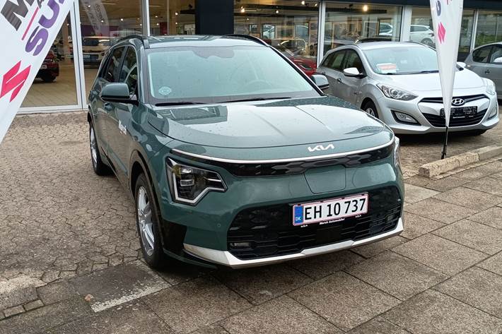 Grøn Kia Niro EV fra 2025