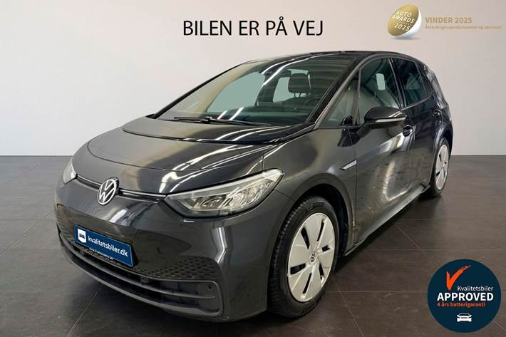 Grå VW ID.3 fra 2020