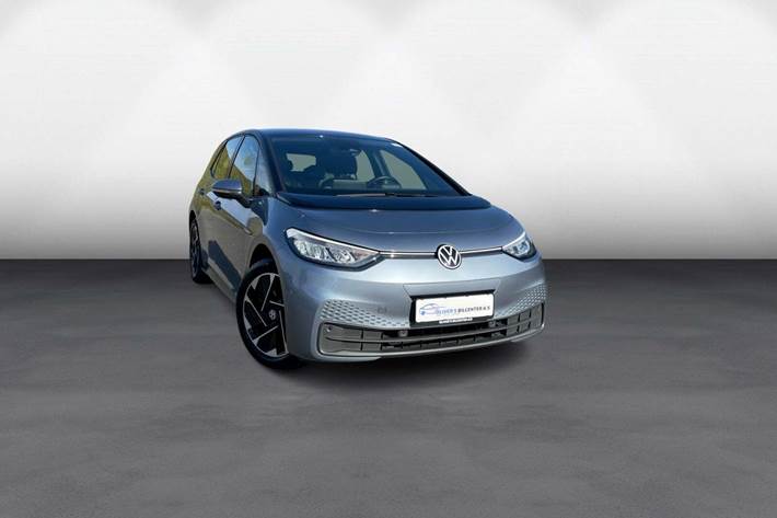 Blå VW ID.3 fra 2022 set udefra