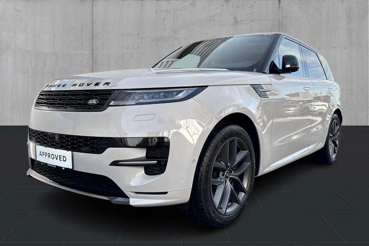 Grå Land Rover Range Rover sport fra 2025 set udefra