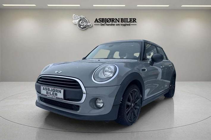 Grå Mini One fra 2016 set udefra