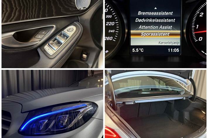 Sølv Mercedes C400 fra 2018