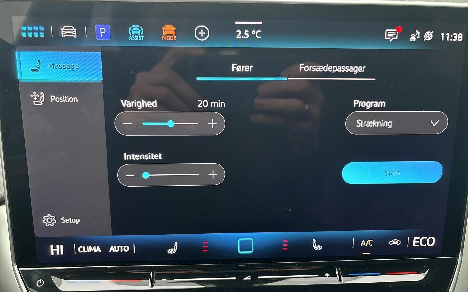 Blå VW ID.4 fra 2025