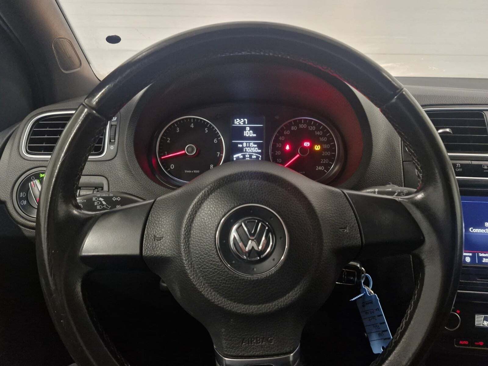 Sort VW Polo fra 2014