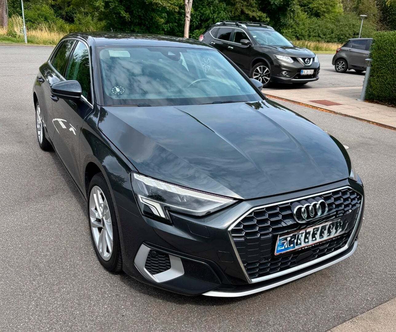 Grå Audi A3 fra 2021
