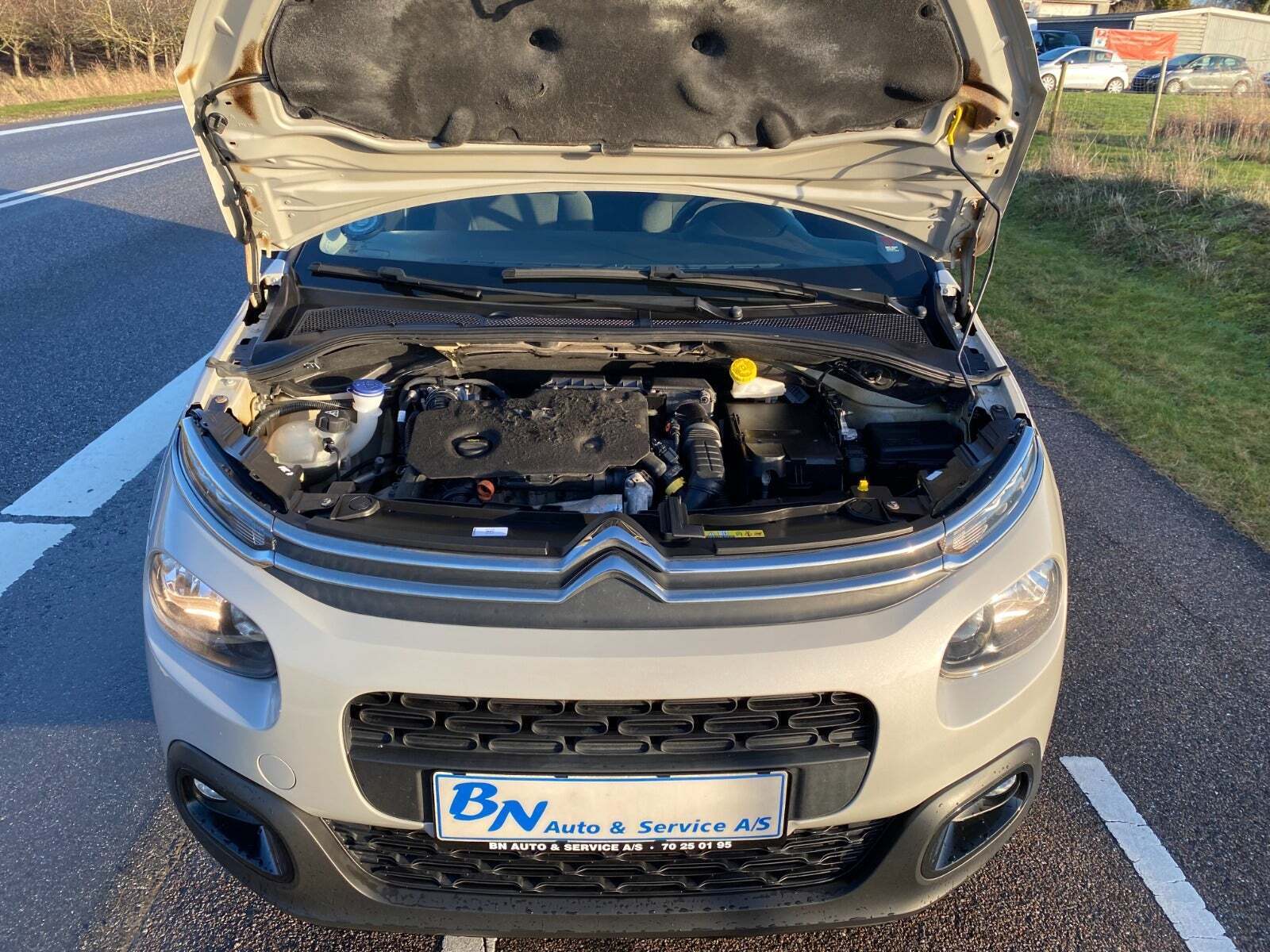 Beige Citroën C3 fra 2020 set udefra