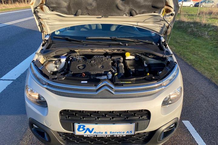 Beige Citroën C3 fra 2020 set udefra