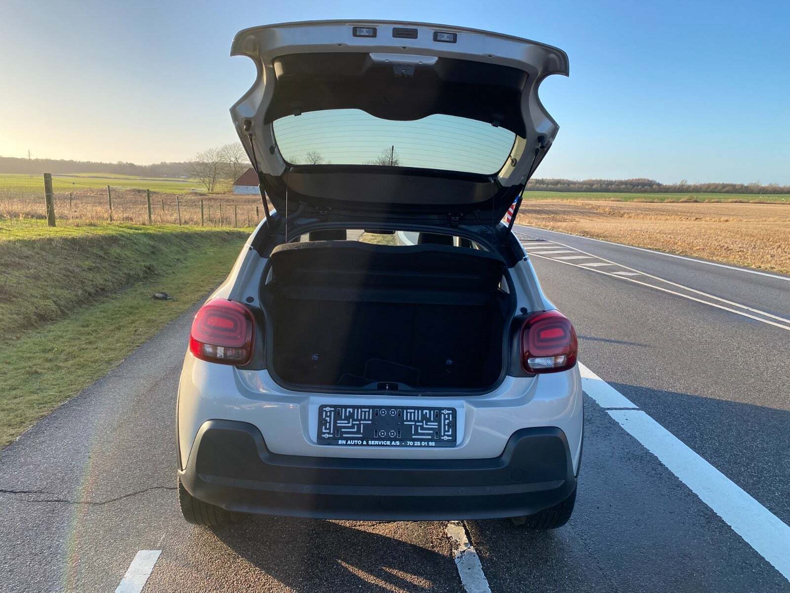 Beige Citroën C3 fra 2020 set udefra