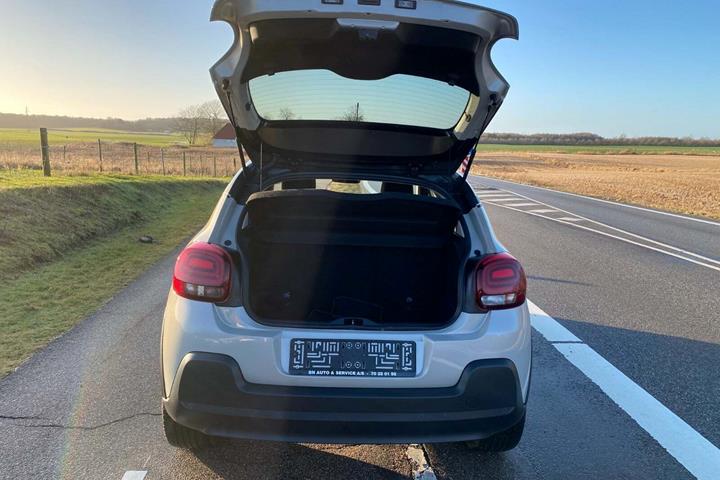 Beige Citroën C3 fra 2020 set udefra