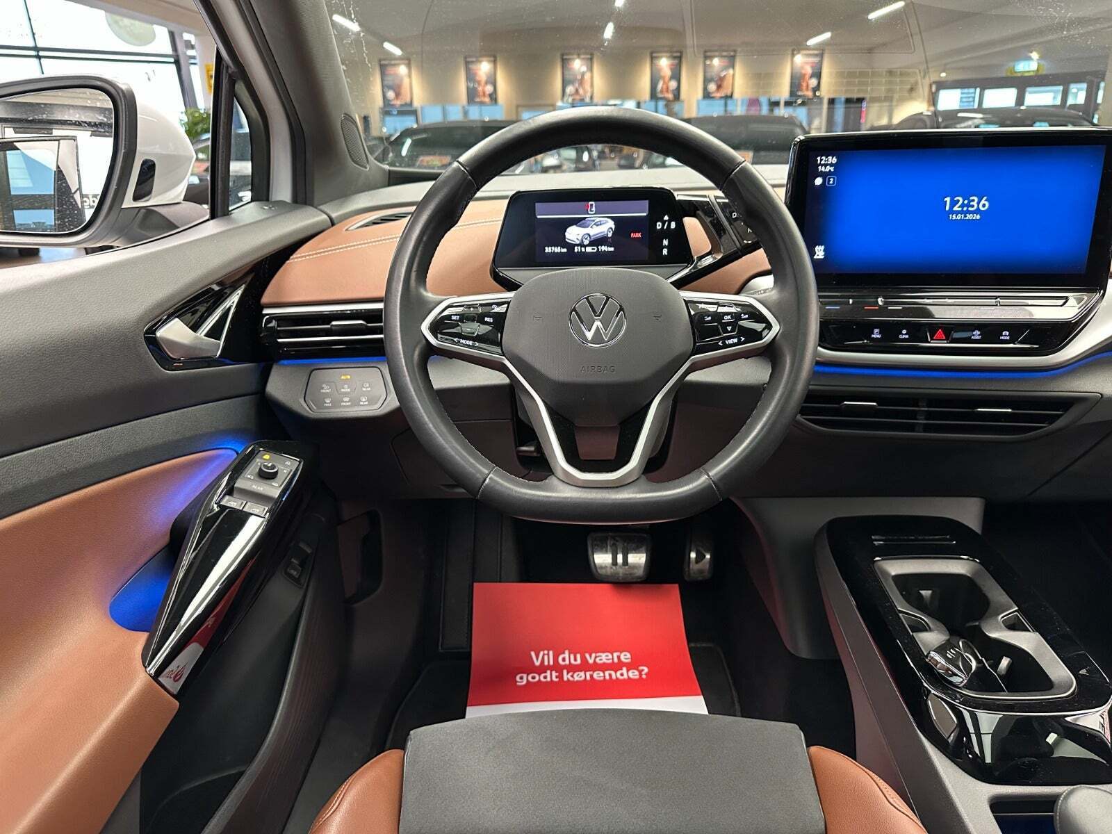 Hvid VW ID.4 fra 2021