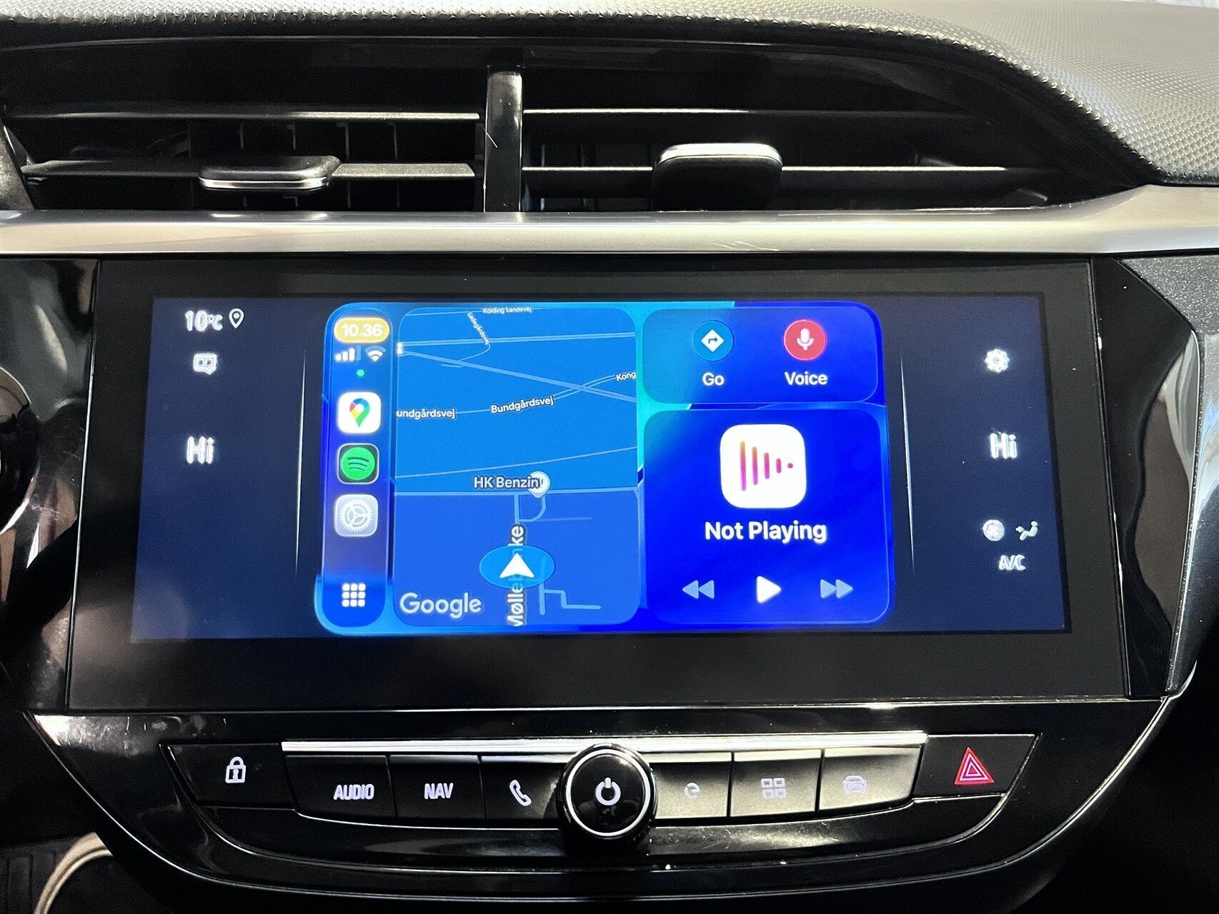 Orange Opel Corsa-e fra 2020