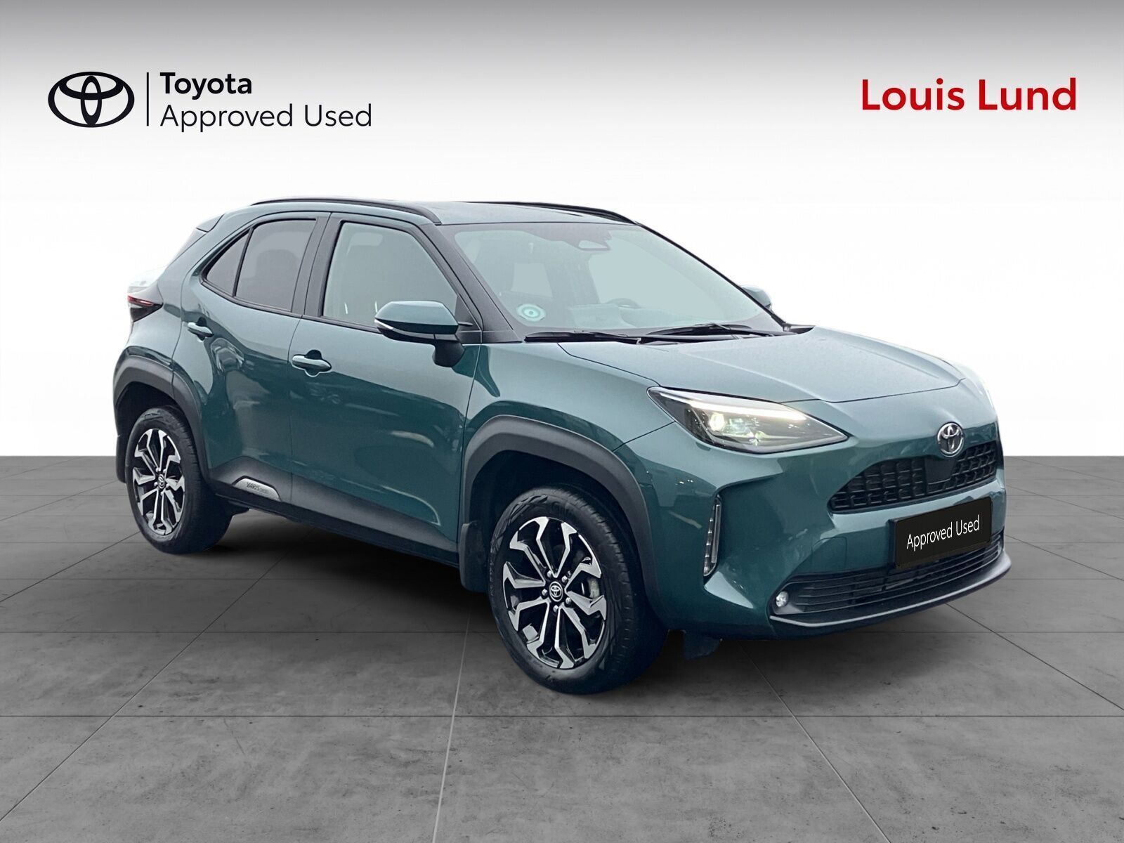 Grøn Toyota Yaris Cross fra 2025